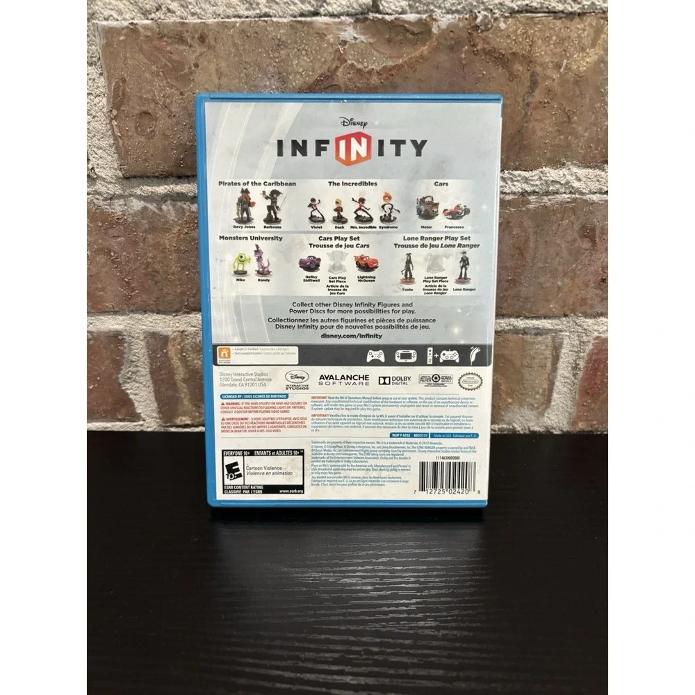 Disney Infinity 1.0 (Nintendo Wii U, 2012) CIB W/manual. Tested and works great!